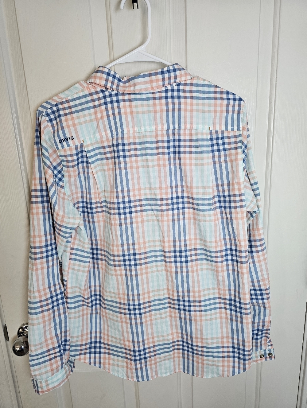 Orvis Women's Open Air/Tradit Plaid Long-Sleeve Shirt Spring Color Bundle Size L - Picture 3 of 12